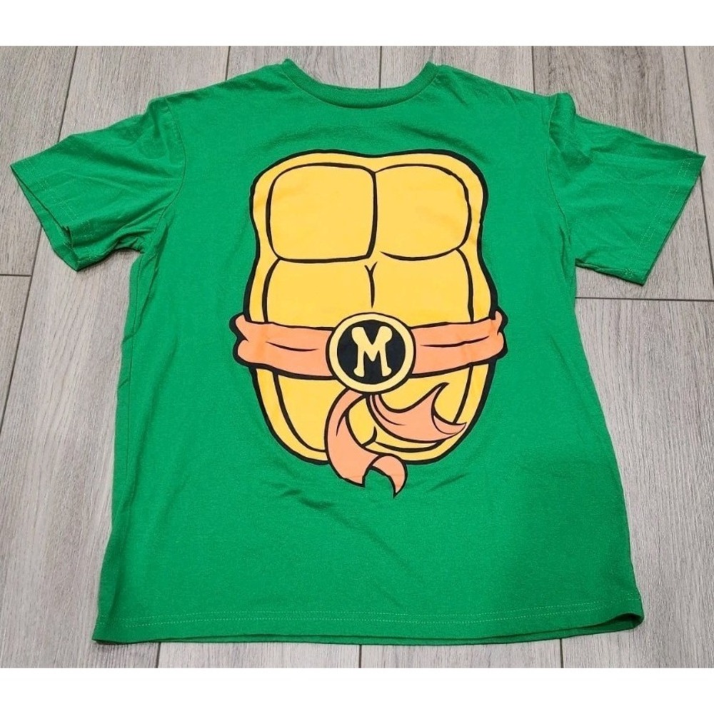 Teenage Mutant Ninja Turtles TMNT Michelangelo Costume Graphic TShirt Mens Small